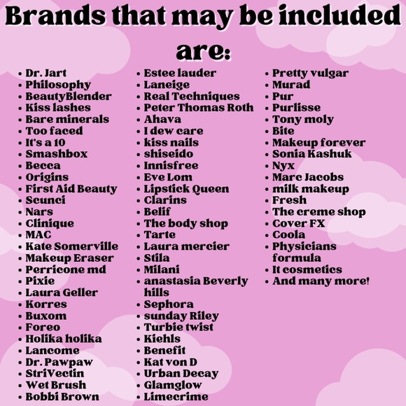 Beauty Makeup Skincare Haircare Mystery Box